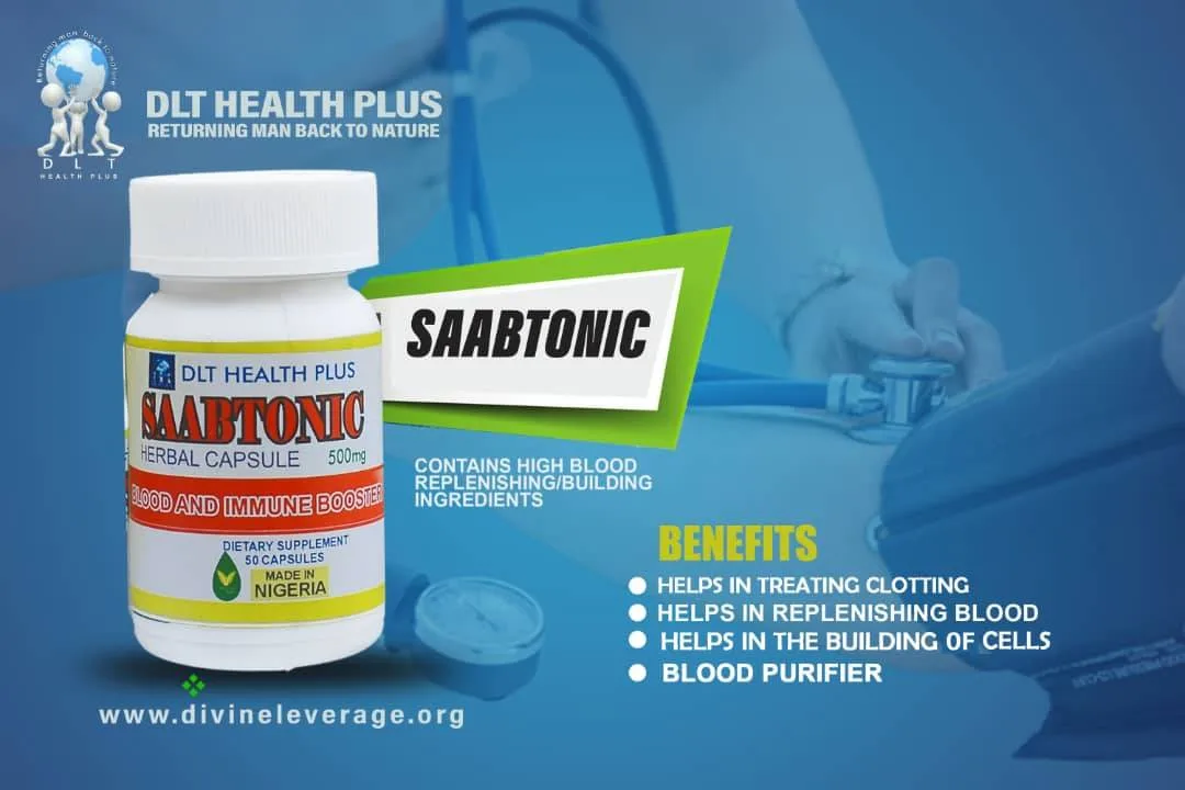 SaabTonic 500mg x 50 Capsules PR