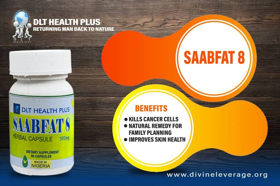SaabFat 8 500mg x 50 Capsules PR