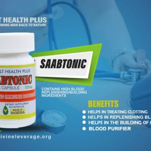 SaabTonic 500mg x 50 Capsules PR: